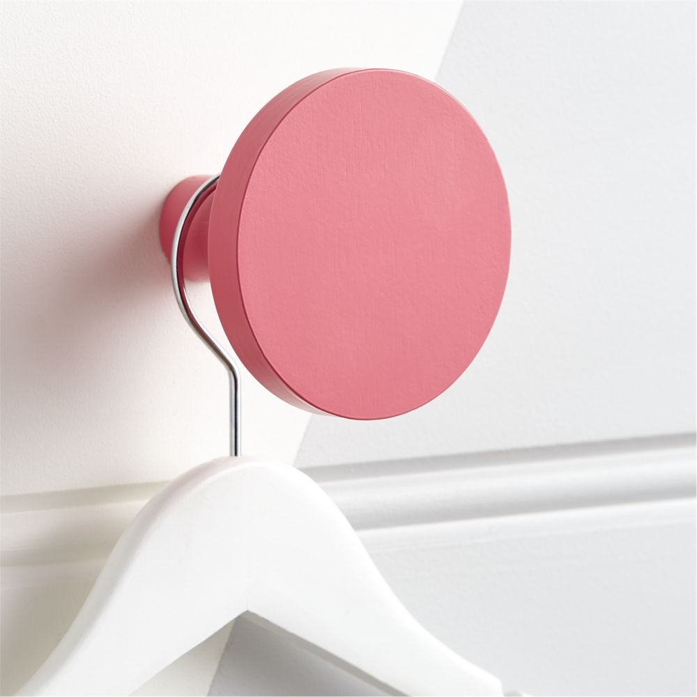 Round Pink Wall Knob - Image 0