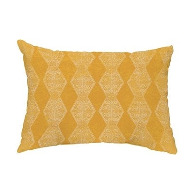 Macon Pyramid Stripe Indoor/Outdoor Lumbar Pillow - Image 0