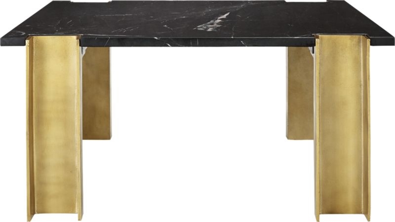 Alcide Square Marble Coffee Table - Image 3