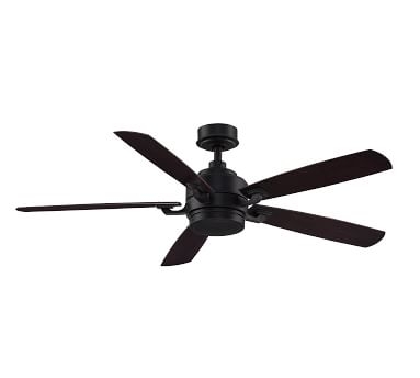 52" Benito Indoor/Outdoor Ceiling Fan, Bronze Motor With Dark Walnut Blades - Image 3
