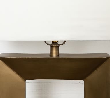 Branson Table Lamp, Antique Brass - Image 2