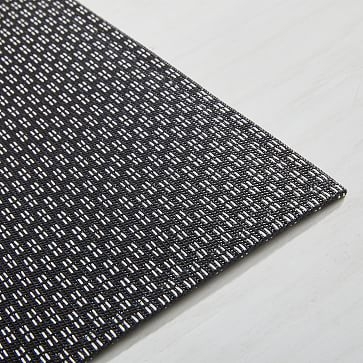 Chilewich Strike Woven Floormat, Limestone, 6'x8.8' - Image 1