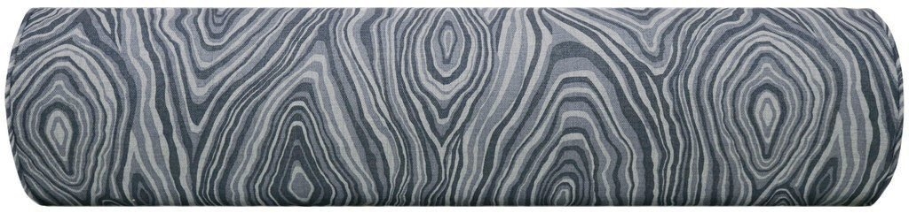 THE BOLSTER :: AGATE LINEN PRINT // PRUSSIAN BLUE - TWIN // 9" X 24" - Image 1