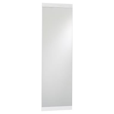 Over The Door Full Length Mirror, White - Image 1