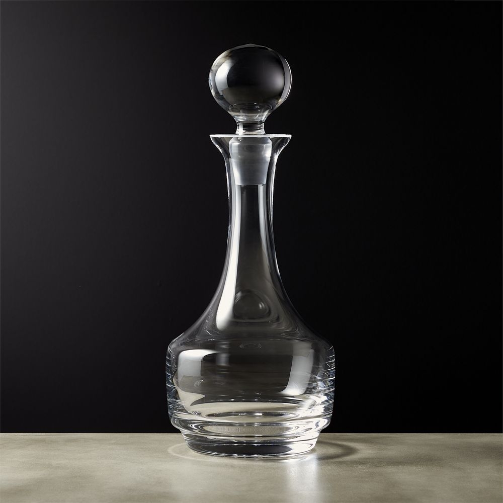 Ruby Glass Decanter with Stopper - Image 0