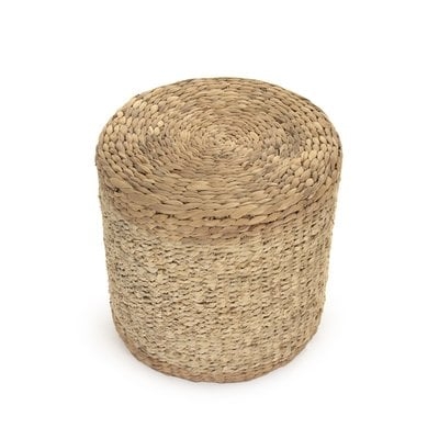 Ahlers Woven Cylinder Accent Stool - Image 0