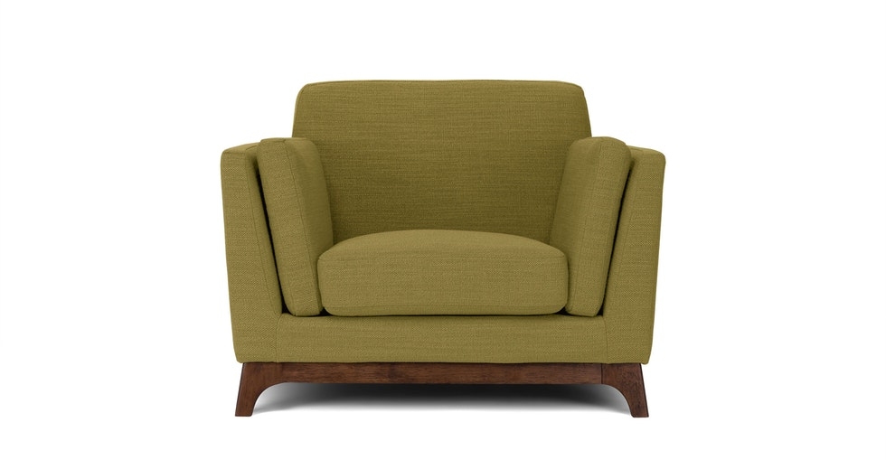 Ceni Seagrass Green Armchair - Image 0