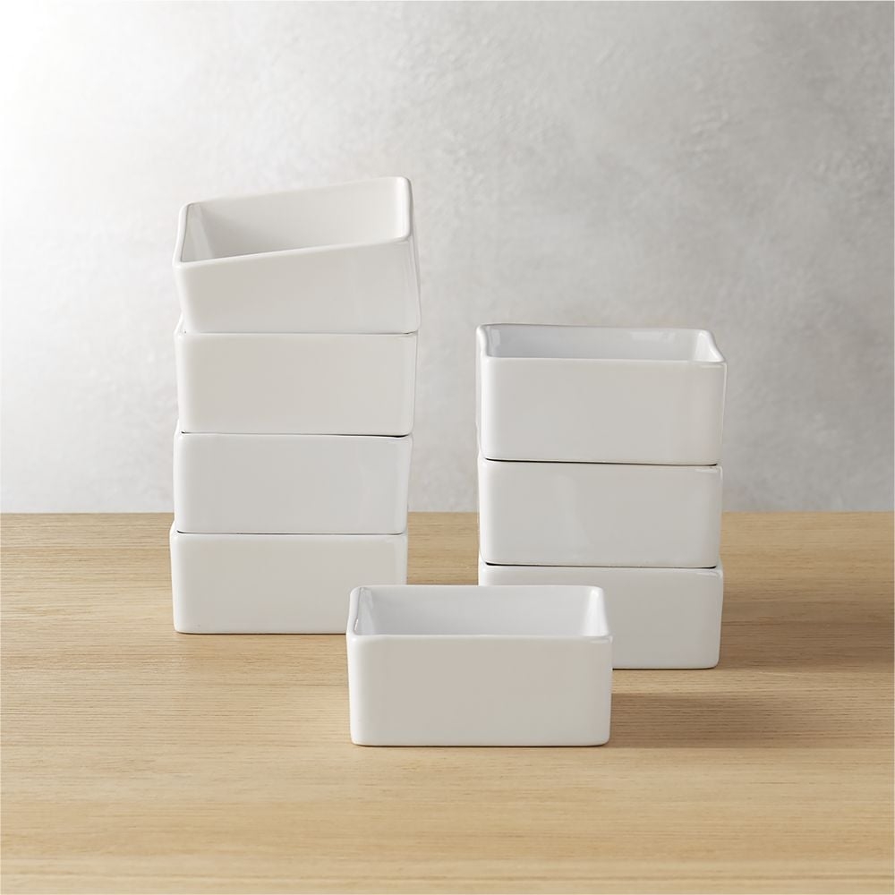 Bento Square White Mini Bowls - Image 0
