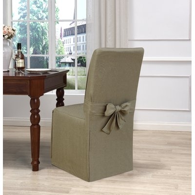 Box Cushion Dining Chair Slipcover - Image 0