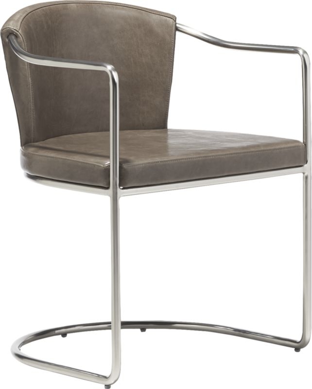 Cleo Grey Cantilever Chair - Image 2