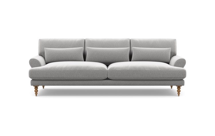 Maxwell Sofa with Grey Ash Fabric and Natural Oak legs - Image 0