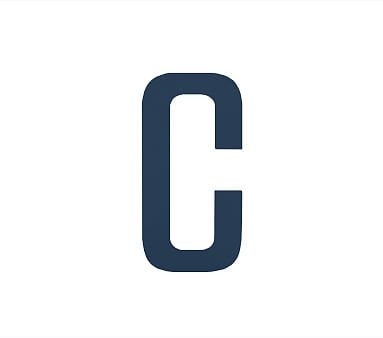 Modern Letter C, Navy - Image 0