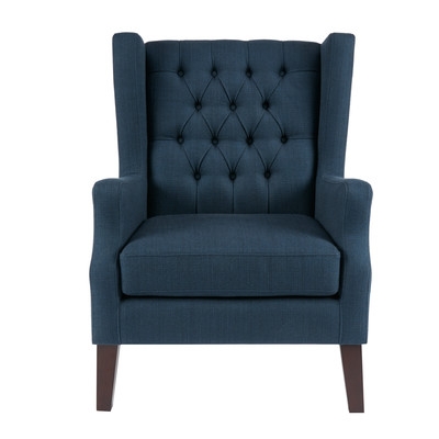 Allis Button Tufted Wingback Chair - Image 1