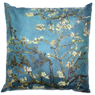 Van Gogh Almond Blossoms Throw Pillow - Image 0