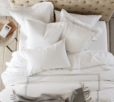 Grand Organic Duvet Cover, Full/Queen, Simply Taupe - Image 3