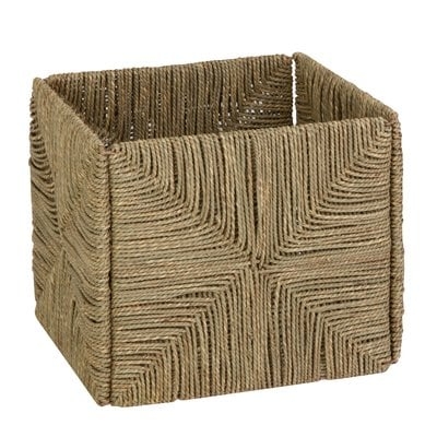 Folding Seagrass Storage Basket - Image 0