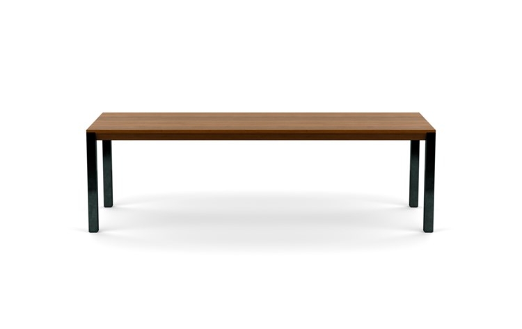 Hayes Dining with Walnut Table Top and Natural Steel legs - Image 2