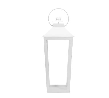 Smith Eclectic Lantern, White, Large - Image 0