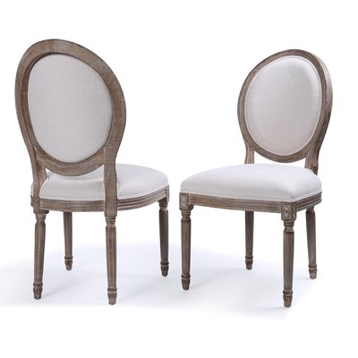 Agda Classic Elegant Traditional Upholstered Dining Chair - Image 0
