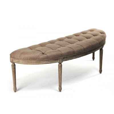 Arviso Curved Upholstered Bench - Image 0