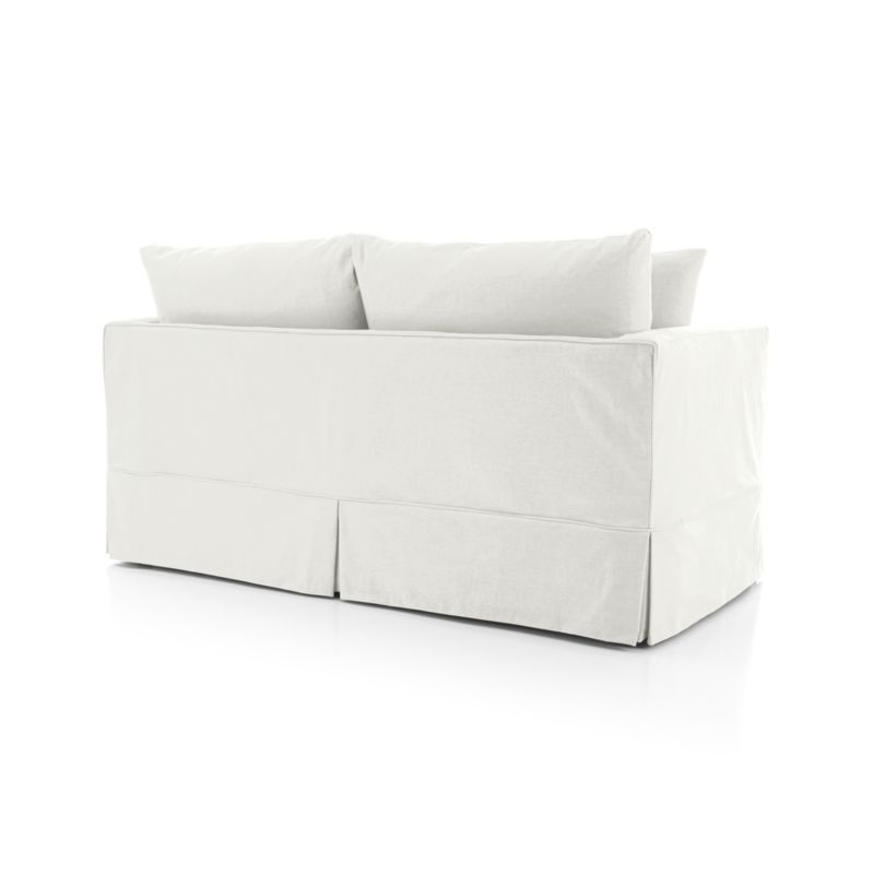 Willow Modern Slipcovered Full Sleeper Sofa with Air Mattress - Image 1