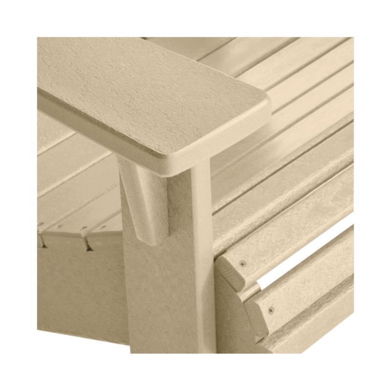 Vista II Sand Outdoor Adirondack Chair  by POLYWOOD® - Image 5