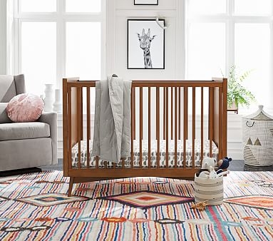 west elm x pbk Mid Century Crib, White, In-Home Delivery - Image 4