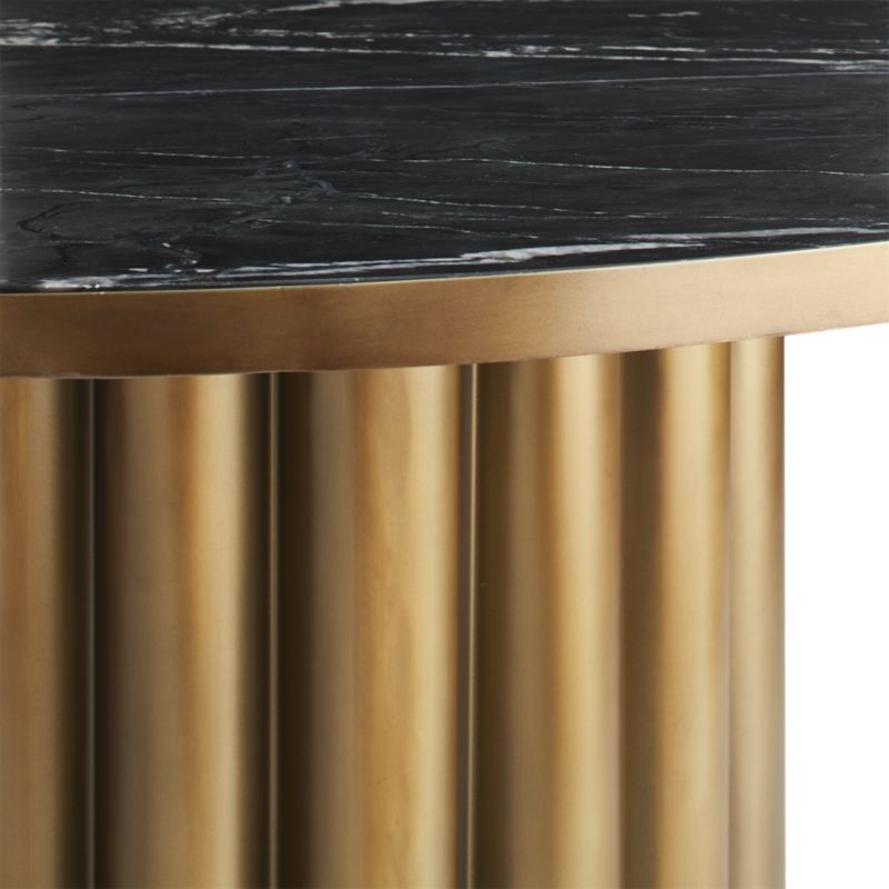 Cypher Black Marble Dining Table - Image 5