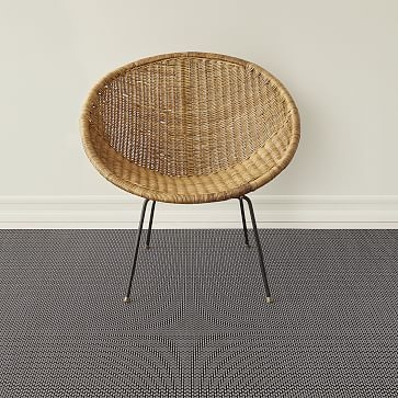 Chilewich Strike Woven Floormat, Limestone, 6'x8.8' - Image 2