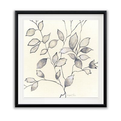 'Whispering Leaves I' Oil Painting Print on Wrapped Canvas - Image 0