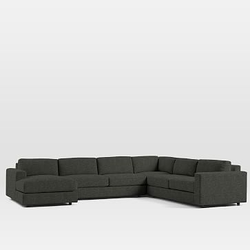 Urban Set 12: Right Arm 3 Seater Sofa, Corner, Armless 2 Seater, Left Arm Chaise, Heathered Tweed, Granite, Down Fill - Image 2