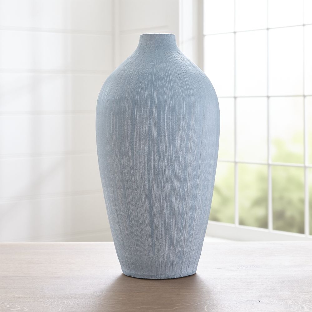 Annisa Light Blue Tall Vase - Image 0