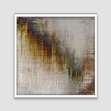 Framed Canvas Print, Tonal Waves, 48"x48" - Image 2