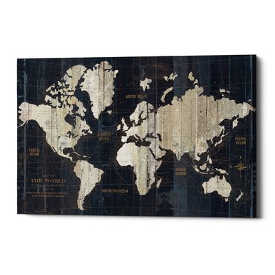'Old World Map' Graphic Art Print on Canvas - Image 0
