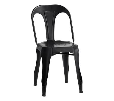 Aaron Metal Play Chair, Black, Standard UPS Delivery - Image 1