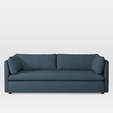 Shelter Sleeper Sofa, Linen Weave, Regal Blue - Image 2