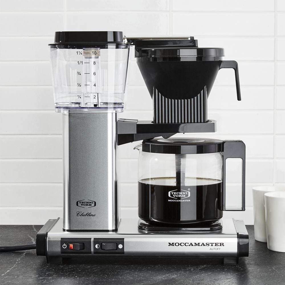Moccamaster KBGV Select Glass Brewer 10-Cup Polished Silver Coffee Maker - Image 0