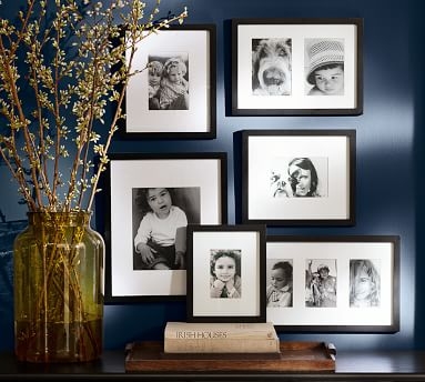 Wood Gallery Frames in a Box, Graywash - Set of 6 - Image 1