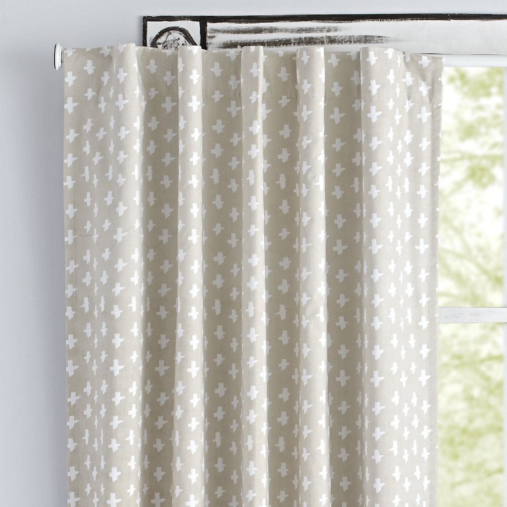 Freehand 84" Beige Blackout Curtain - Image 0