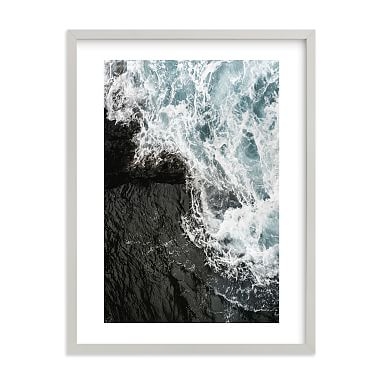 Pacific Swell Framed Art by Minted(R), 18"x24", Gray - Image 0