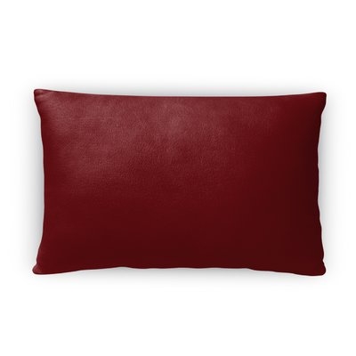 Corinth Faux Suede Lumbar Pillow - Image 0