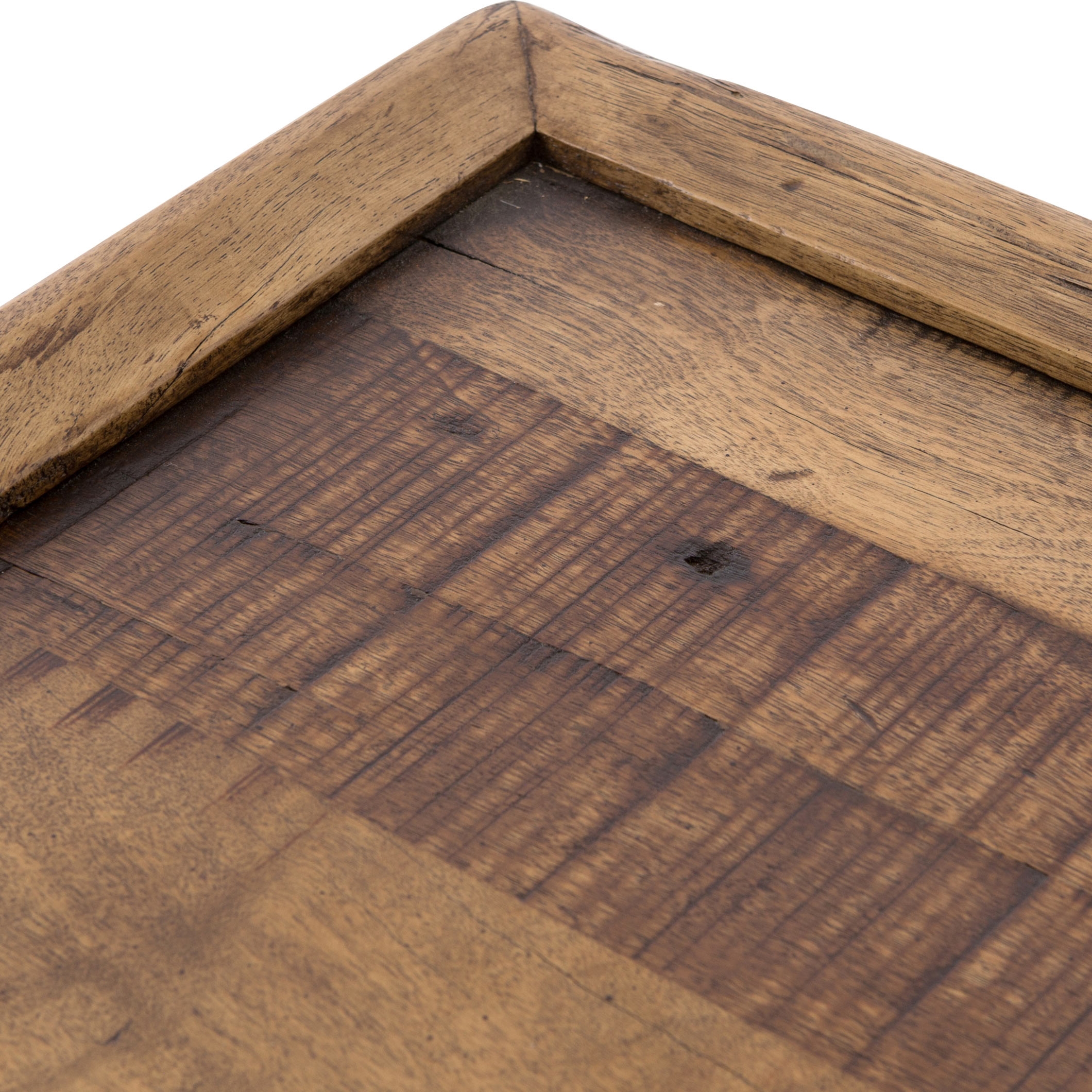Eckard Rustic Lodge Geometric Reclaimed Wood Coffee Table - Image 4