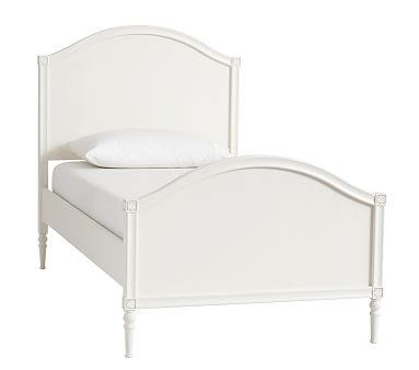Avery Bed, Twin, Matte White - Image 0