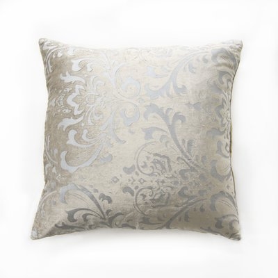 Bucoli Damask Pillow Cover, Beige - Image 0