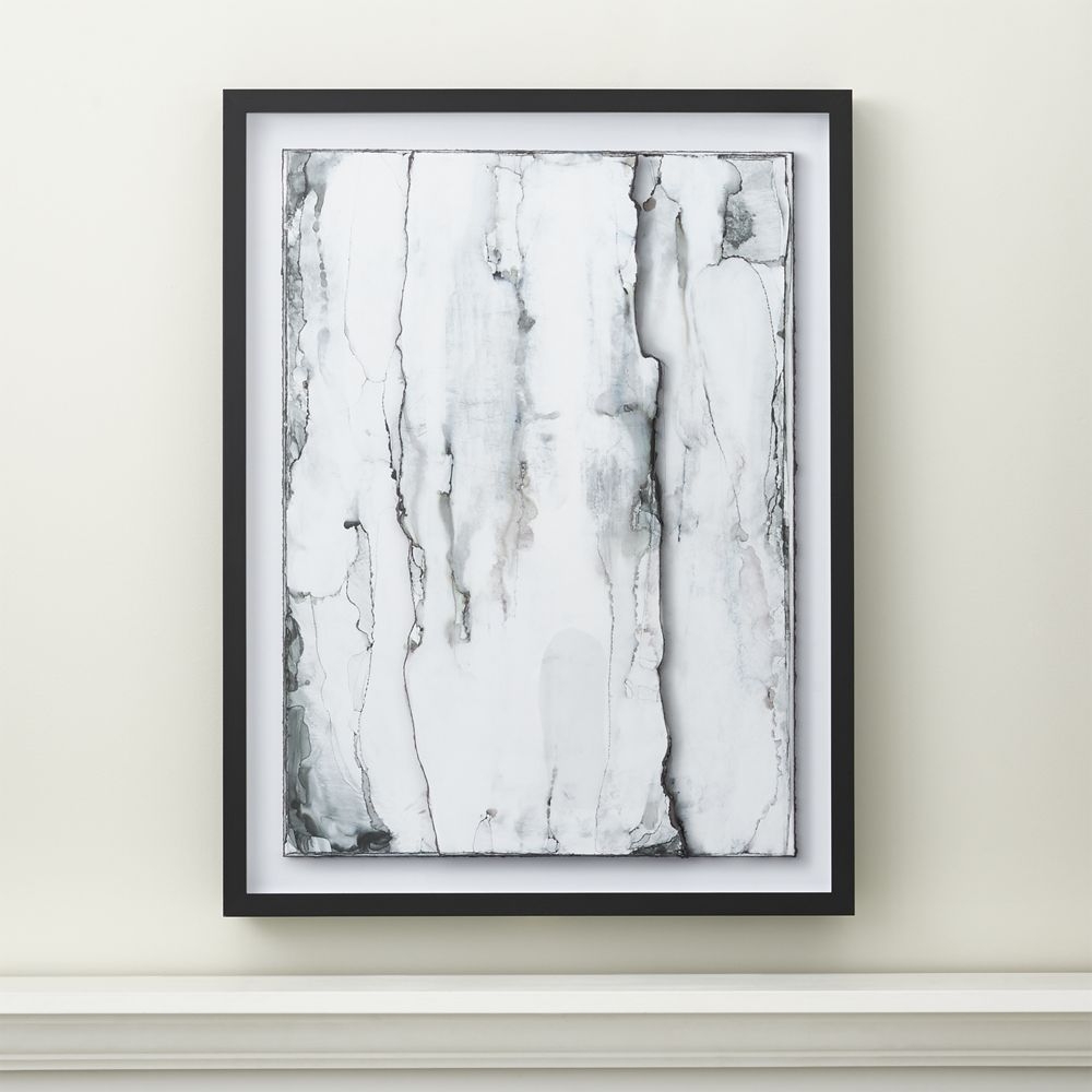 "Nimbus Dimensional" Framed Paper Abstract Wall Art Print 32.75"x42.75" by Norman Wyatt Jr. - Image 0