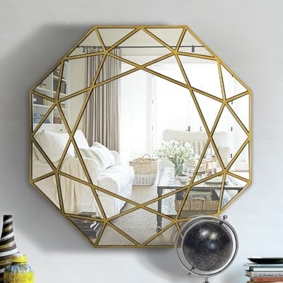 Angelena Modern & Contemporary Accent Wall Mirror - Image 0