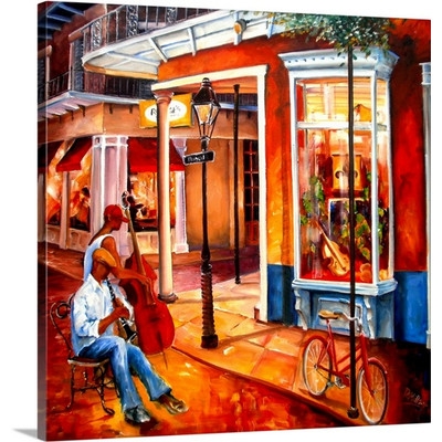 'Jazz on Royal Street' by Diane Millsap Painting Print on Canvas - Image 0
