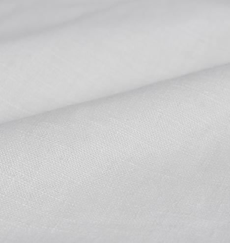Linen/Cotton Drapery Panel - White - Image 3