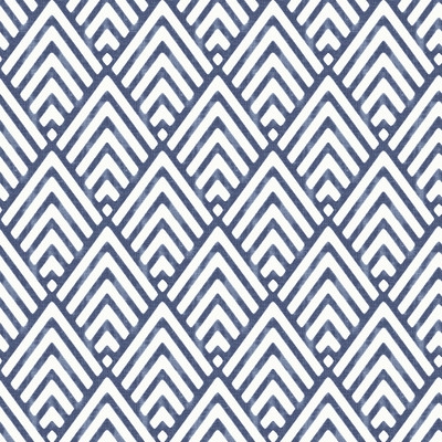 Nu 18' x 20.5" Arrowhead Deep Blue Wallpaper Roll - Image 0