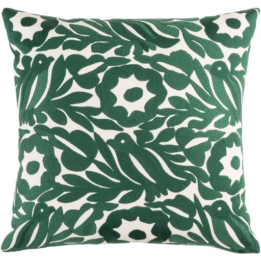 Pallavi Throw Pillow, 22" x 22", with poly insert - Image 1